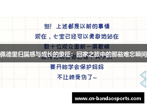 佩德里归属感与成长的象征：回家之旅中的那些难忘瞬间